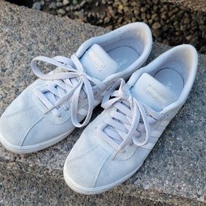 Adidas Neo Light Gray Womens Memory Foam Shoes Size 9